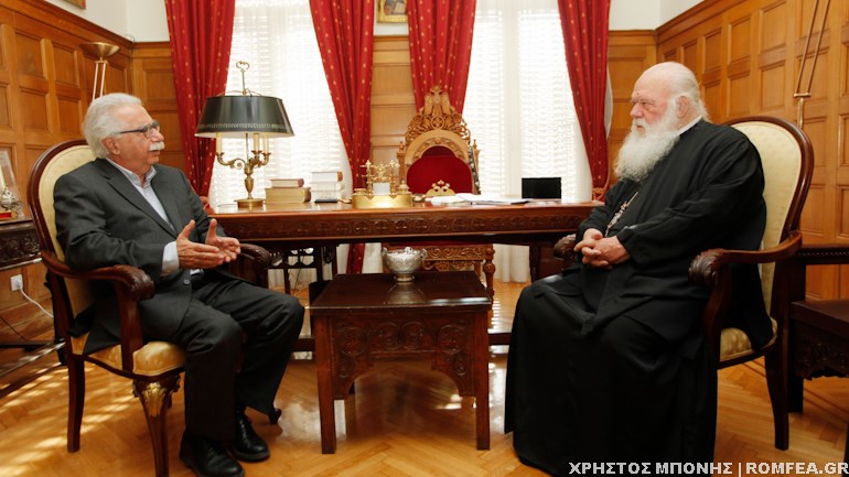 Σε καλό κλίμα η συνάντηση Ιερώνυμου – Γαβρόγλου – Τι συζήτησαν