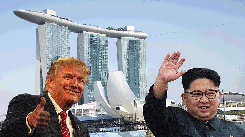 Το πρώτο τιτίβισμα του Τραμπ από τη Σιγκαπούρη πριν τη συνάντηση με τον Ουν – ΦΩΤΟ