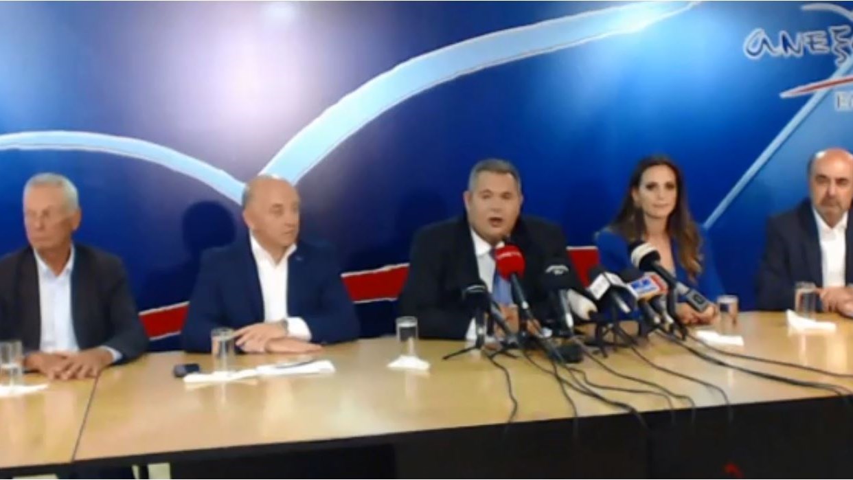 Καμμένος: Δεν συμφωνούμε και δεν πρόκειται να ψηφίσουμε τη συμφωνία για το Σκοπιανό- ΤΩΡΑ