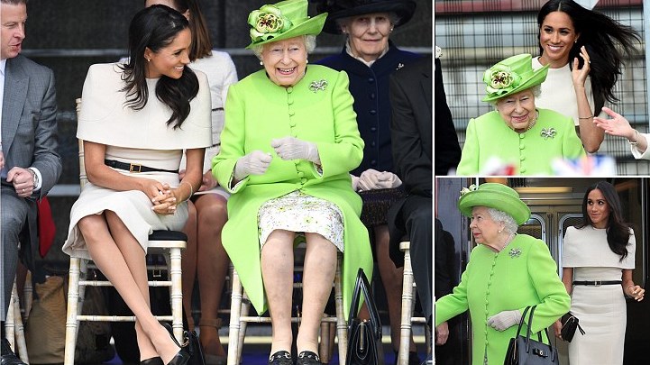 Η Μέγκαν κάνει το πρώτο επίσημο ταξίδι της με τη βασίλισσα χωρίς τον Πρίγκιπα Χάρι – ΒΙΝΤΕΟ