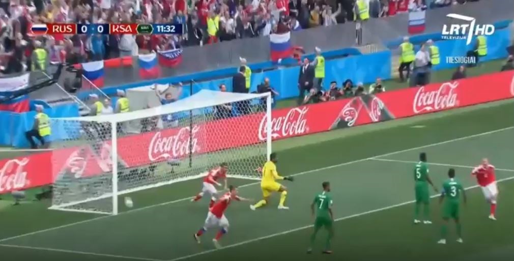 Το γκολ της Ρωσίας – ΒΙΝΤΕΟ