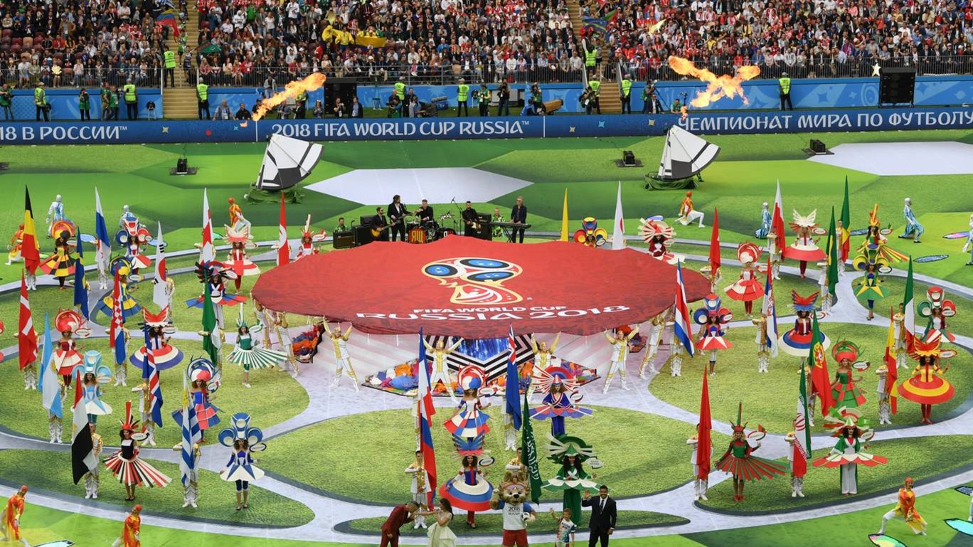 Καρέ-καρέ η τελετή έναρξης του Μουντιάλ – ΦΩΤΟ
