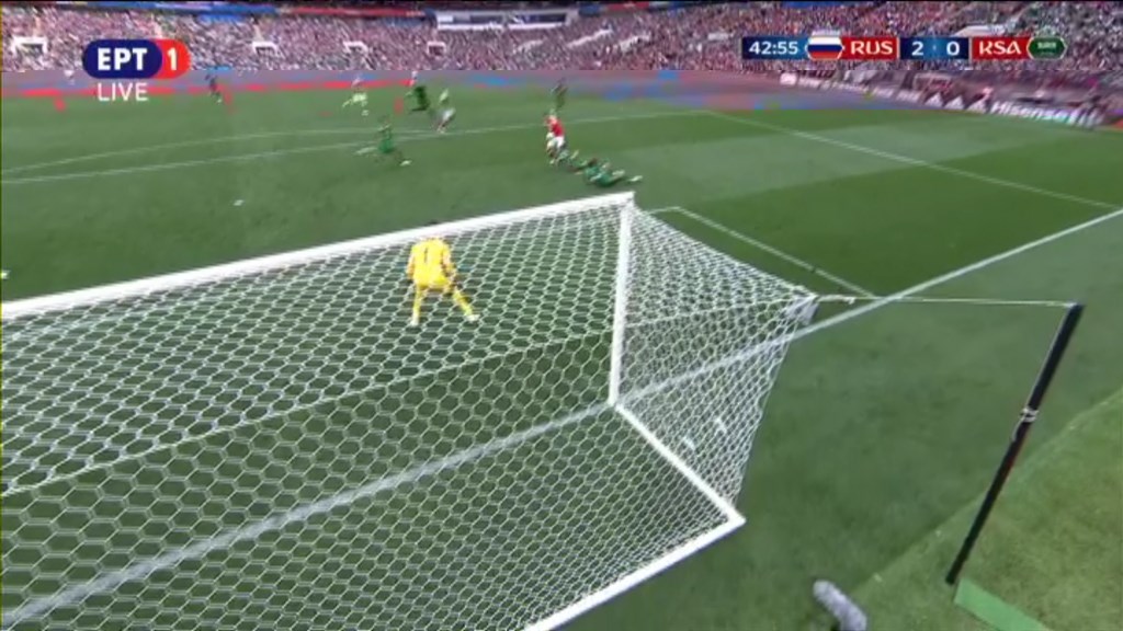 Ρωσία – Σαουδική Αραβία 2-0 (43΄)