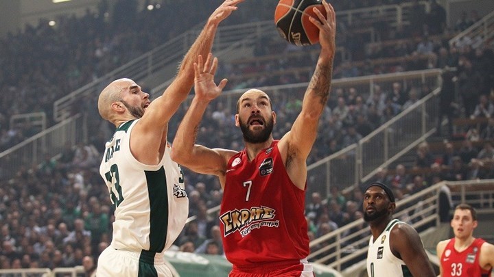 Ολυμπιακός – Παναθηναϊκός 71-64 (30′)