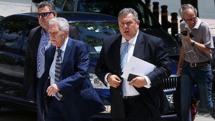 Μήνυση κατά του Μπαρμπαρούση κατέθεσαν στον Άρειο Πάγο Καμμένος και Κουβέλης