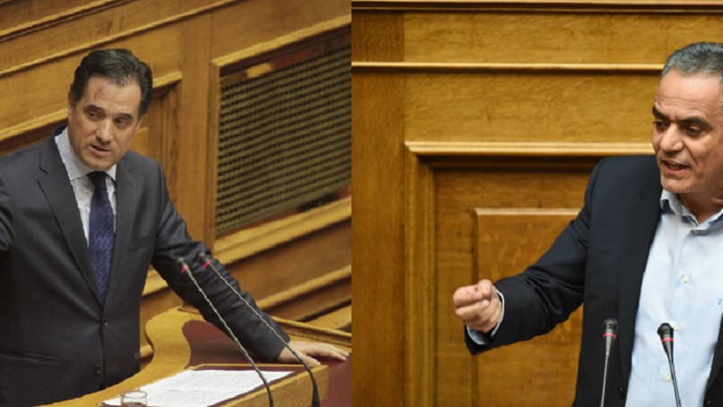 «Βγήκαν τα μαχαίρια» στη Βουλή – Καβγάς Σκουρλέτη – Άδωνι – ΒΙΝΤΕΟ