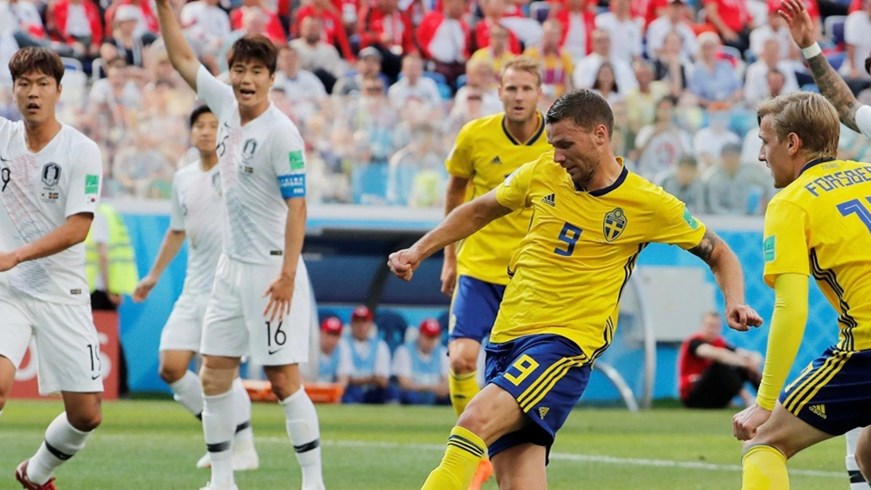 Σουηδία – Νότια Κορέα 1-0 (65′)