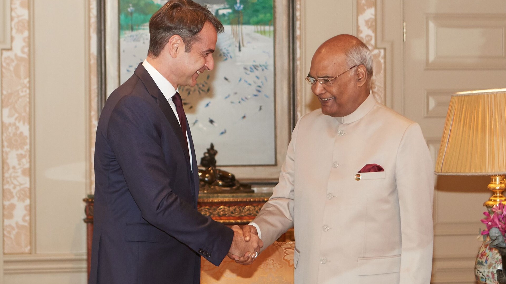 Με τον Πρόεδρο της Ινδίας συναντήθηκε ο Κυριάκος Μητσοτάκης – Τι συζητήθηκε