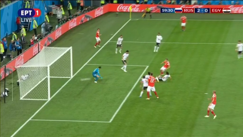 Ρωσία – Αίγυπτος 2-0 (59′)