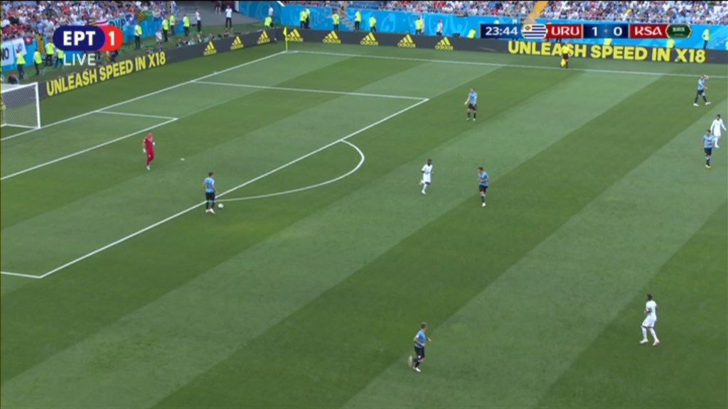 Ουρουγουάη – Σαουδική Αραβία 1-0 (23′)
