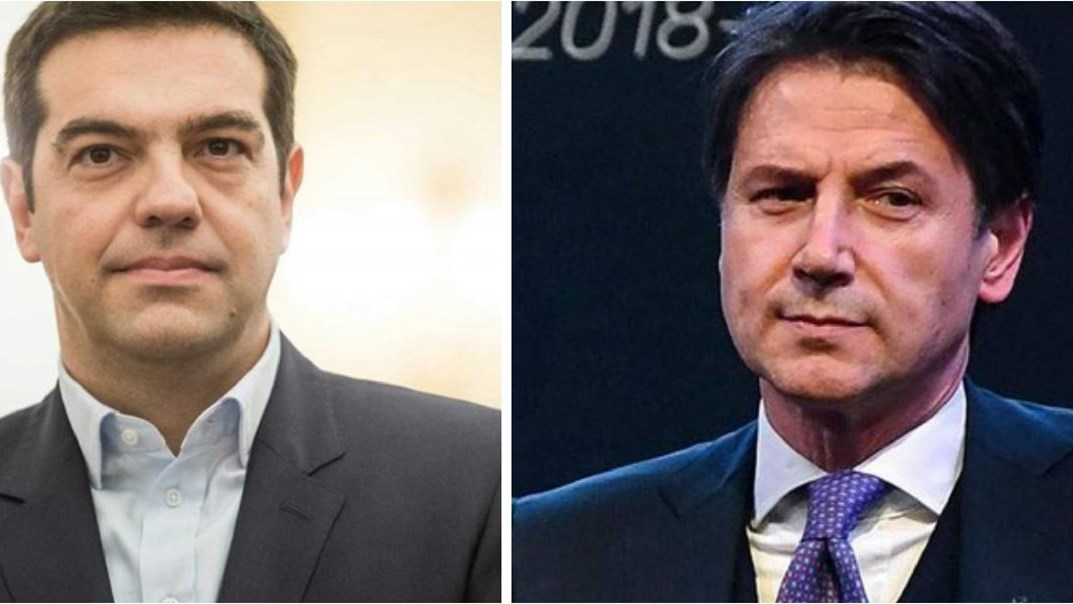 Τηλεφωνική επικοινωνία Τσίπρα με τον Πρωθυπουργό της Ιταλίας