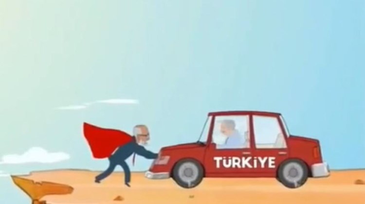 Με σούπερμαν και κινούμενα σχέδια απαντά η αντιπολίτευση στον Ερντογάν – ΒΙΝΤΕΟ