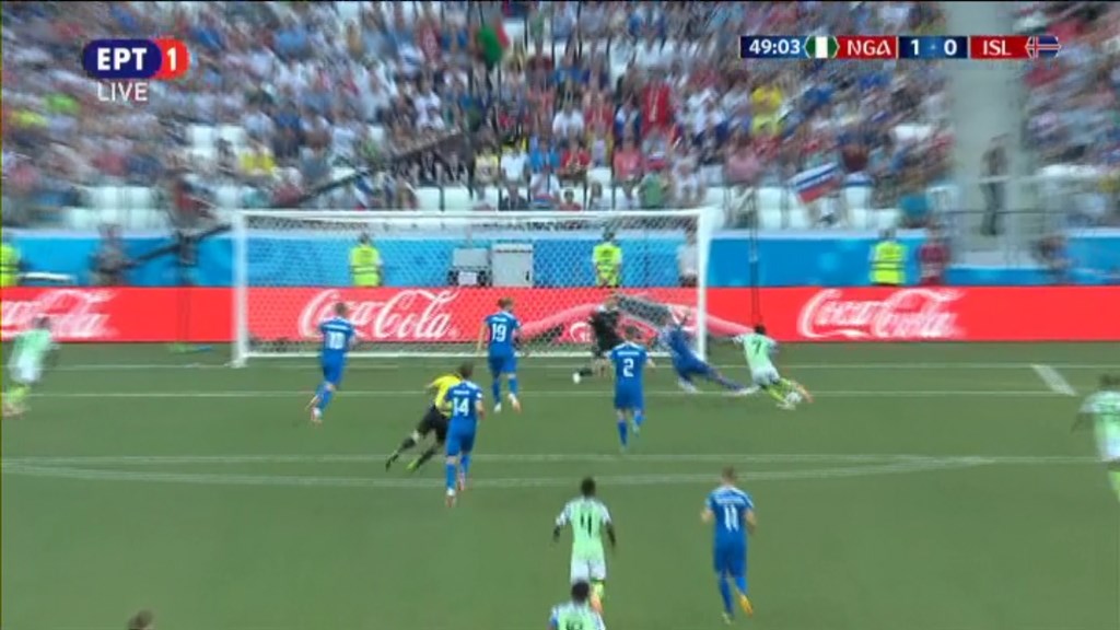 Nιγηρία – Ισλανδία 1-0 (49′)