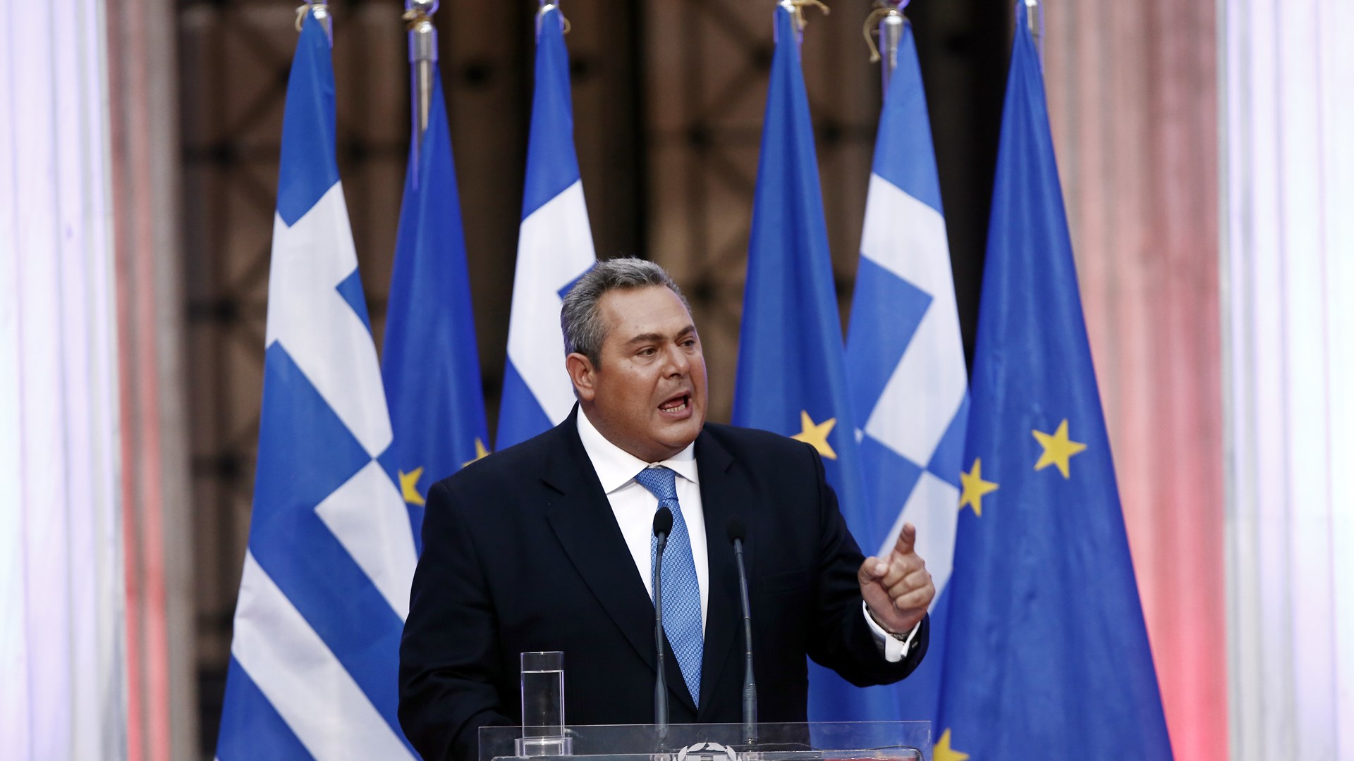 Η συγκίνηση του Πάνου Καμμένου στο Ζάππειο – “Έσπασε” η φωνή του – ΒΙΝΤΕΟ