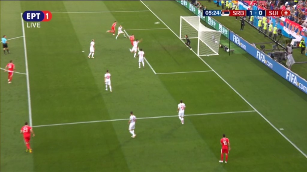 Σερβία – Ελβετία 1-0 (5′)