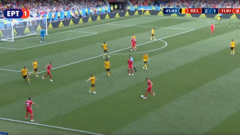 Βέλγιο – Τυνησία 3 -1 (45’+3′)