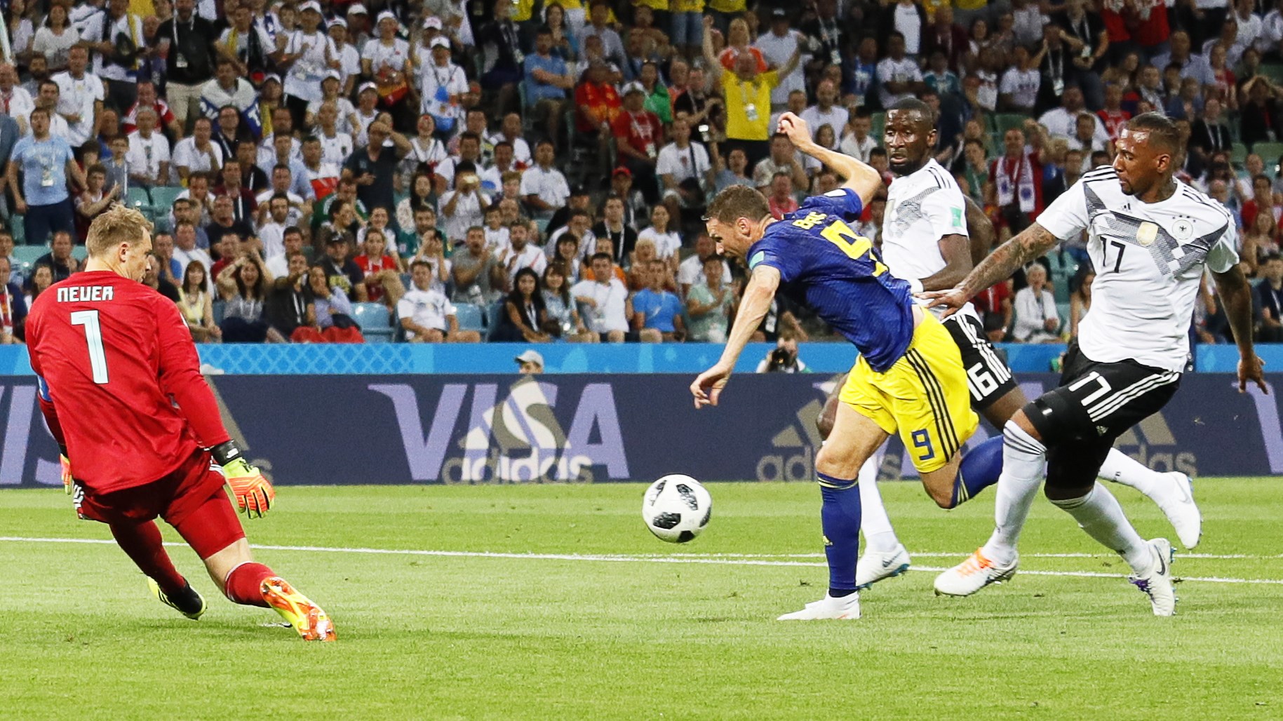 Γερμανία – Σουηδία 0-1 (32′)