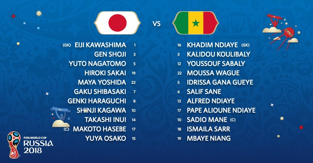 Ιαπωνία – Σενεγάλη (Live)