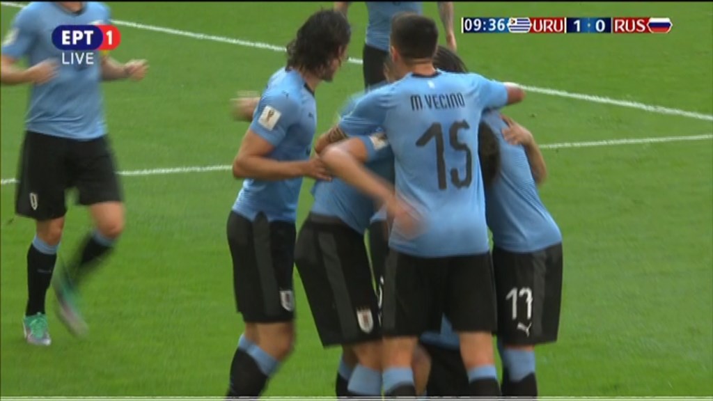 Oυρουγουάη – Ρωσία 1-0 (10′)