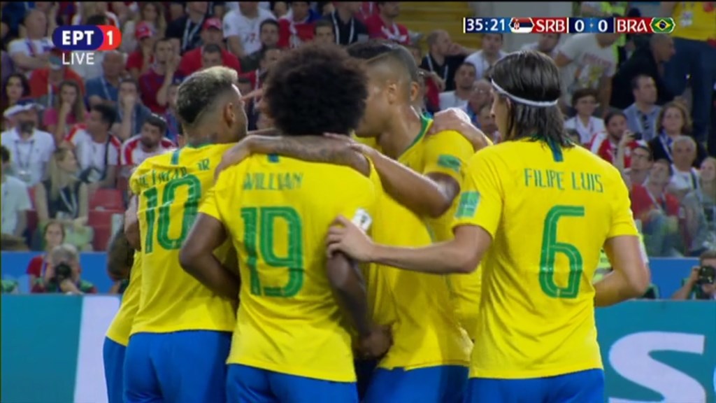 Σερβία – Βραζιλία 0-1 (36′)