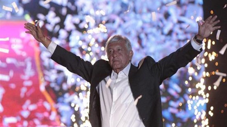 Νέος Πρόεδρος του Μεξικού ο Άντρες Μανουέλ Λόπες Ομπραδόρ