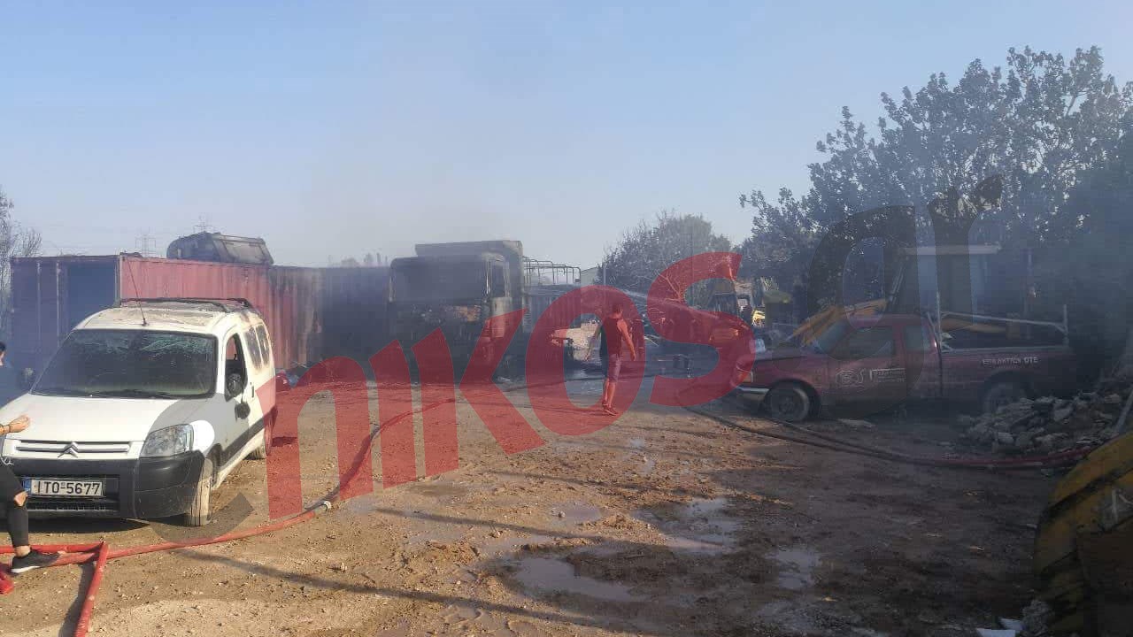 Καταστράφηκε ολοσχερώς φορτηγό στην πυρκαγιά του Γέρακα – ΦΩΤΟ αναγνώστη
