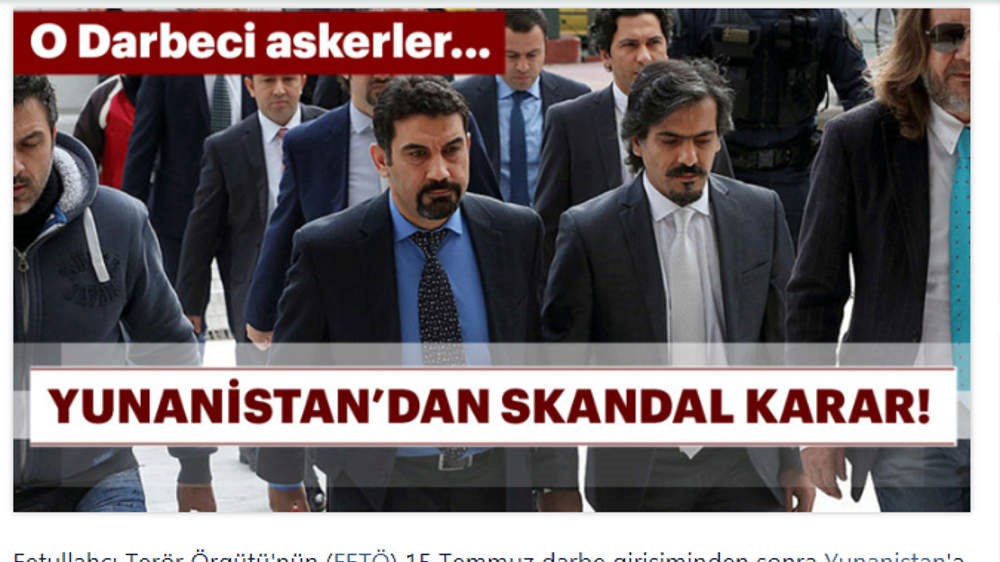 Προκαλούν οι Τούρκοι για το άσυλο στον τρίτο αξιωματικό: Άλλη μία απόφαση σκάνδαλο από την Ελλάδα