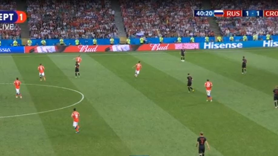 Ρωσία – Κροατία 1-1 (39′)