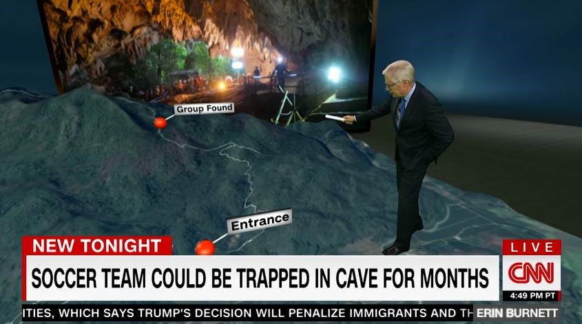 Δείτε την εικονική απεικόνιση της διαδρομής που διασχίζουν οι διασώστες για να απεγκλωβίσουν τα παιδιά στην Ταϊλάνδη- Σε εξέλιξη η επιχείρηση- ΒΙΝΤΕΟ