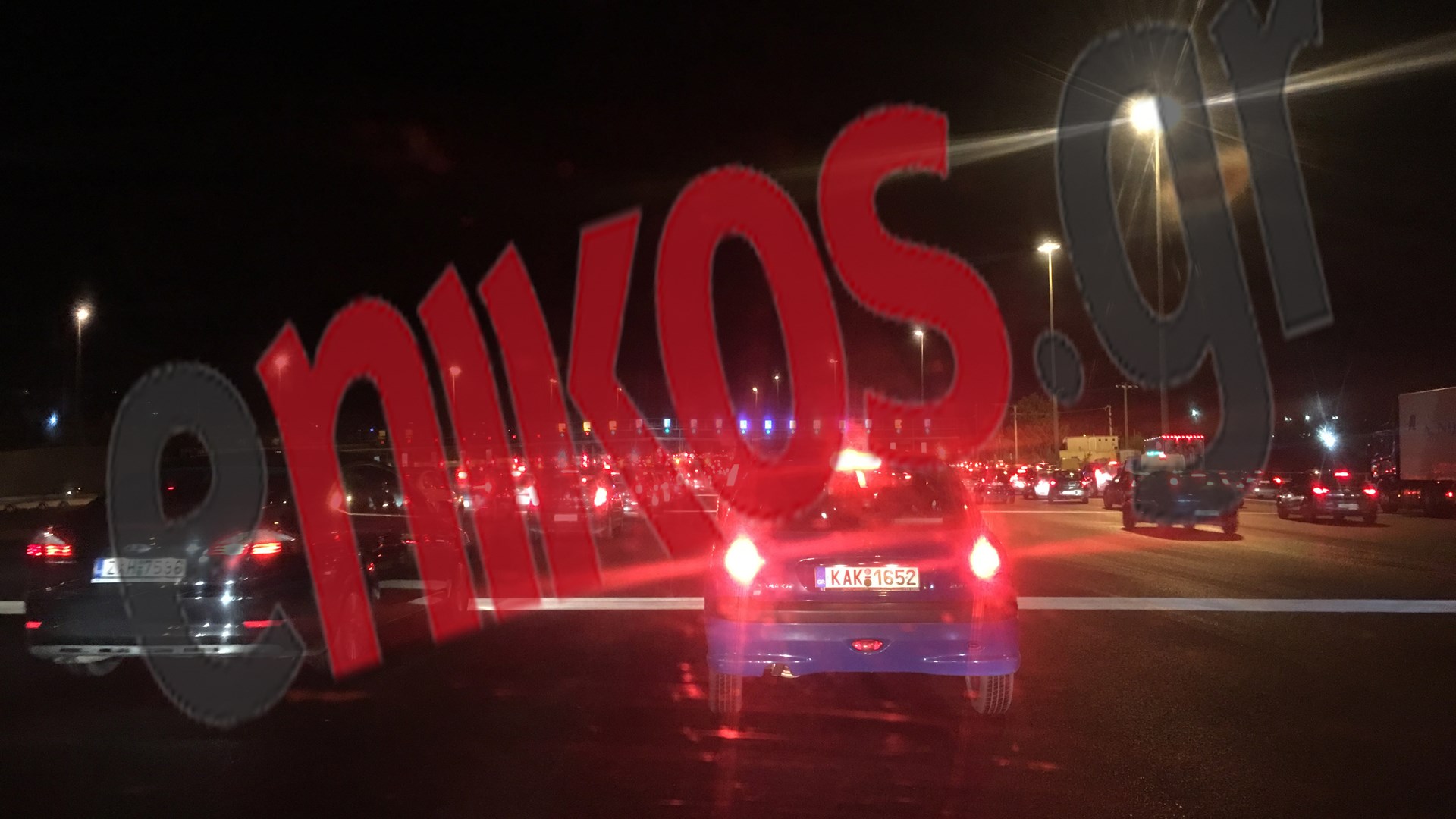 Ουρές χιλιομέτρων στην εθνική οδό Αθηνών- Κορίνθου – ΦΩΤΟ αναγνώστη