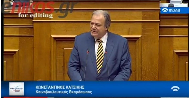 Ηχηρή διαφοροποίηση του Κατσίκη των ΑΝΕΛ: Καταψηφίζω απλή αναλογική και κατάτμηση Β’ Αθήνας- ΒΙΝΤΕΟ