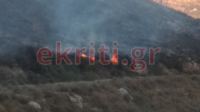 Συνεχίζεται η μάχη με τις φλόγες στην Κρήτη – ΦΩΤΟ