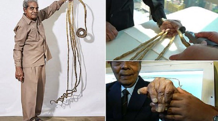 Κάλλιο αργά παρά… ποτέ – Έκοψε τα νύχια του μετά από 66 χρόνια – ΦΩΤΟ – ΒΙΝΤΕΟ