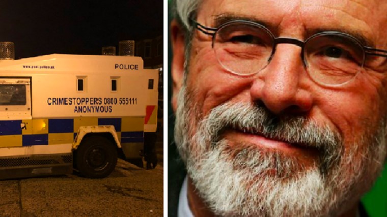 Επίθεση με βόμβες μολότοφ κατά του πρώην ηγέτη του Σιν Φέιν στο Μπέλφαστ – BINTEO-ΦΩΤΟ