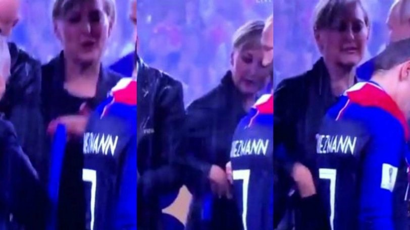 Σοκ στην απονομή του Παγκοσμίου Κυπέλλου: Μία άγνωστη γυναίκα βρέθηκε στην εξέδρα και έκλεψε ένα μετάλλιο – ΒΙΝΤΕΟ