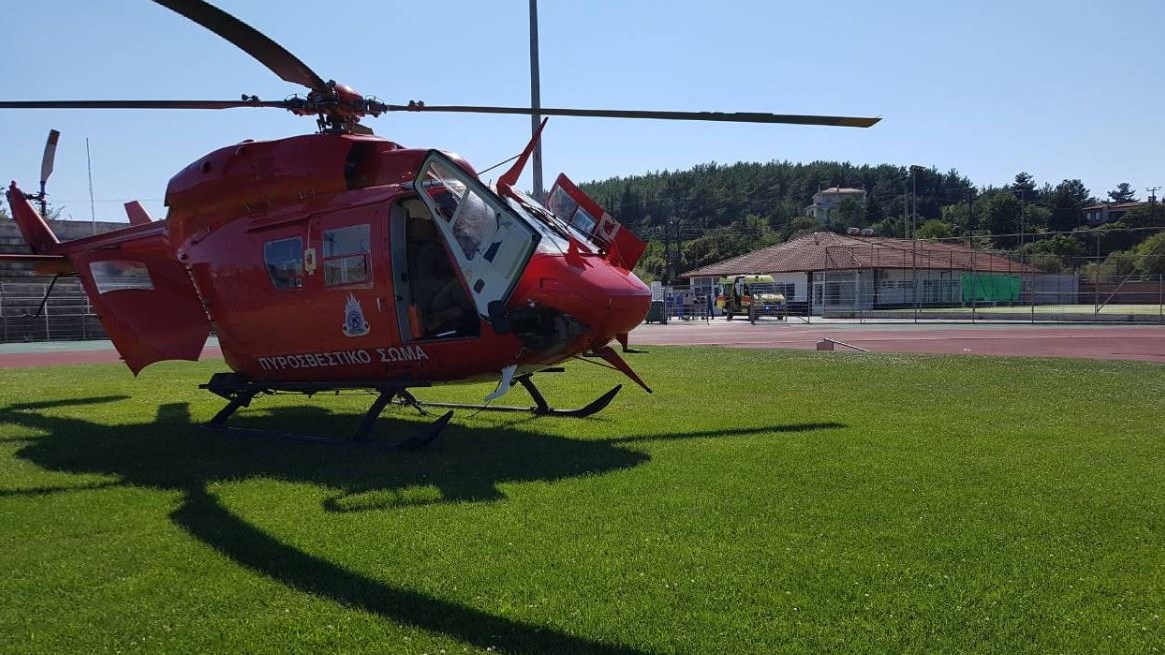 Αεροδιακομιδή 8χρονης στη Θεσσαλονίκη