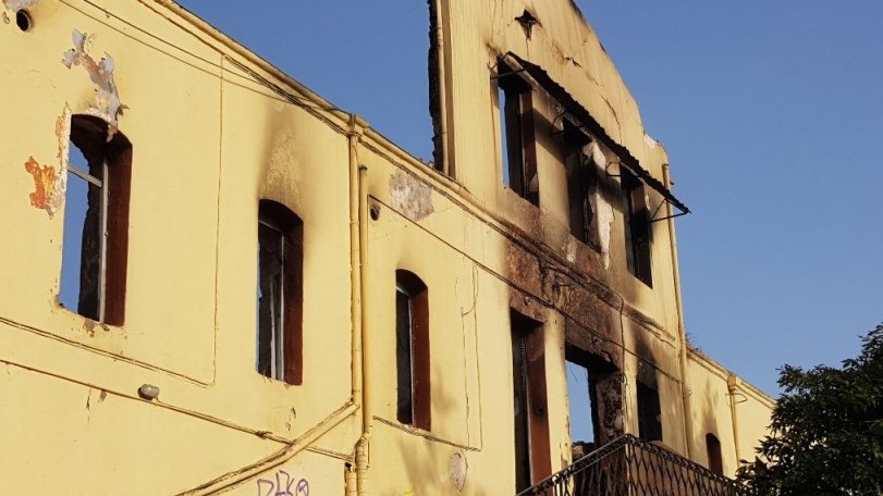 Εικόνες απόλυτης καταστροφής στο Πολεμικό Μουσείο στα Χανιά – ΦΩΤΟ