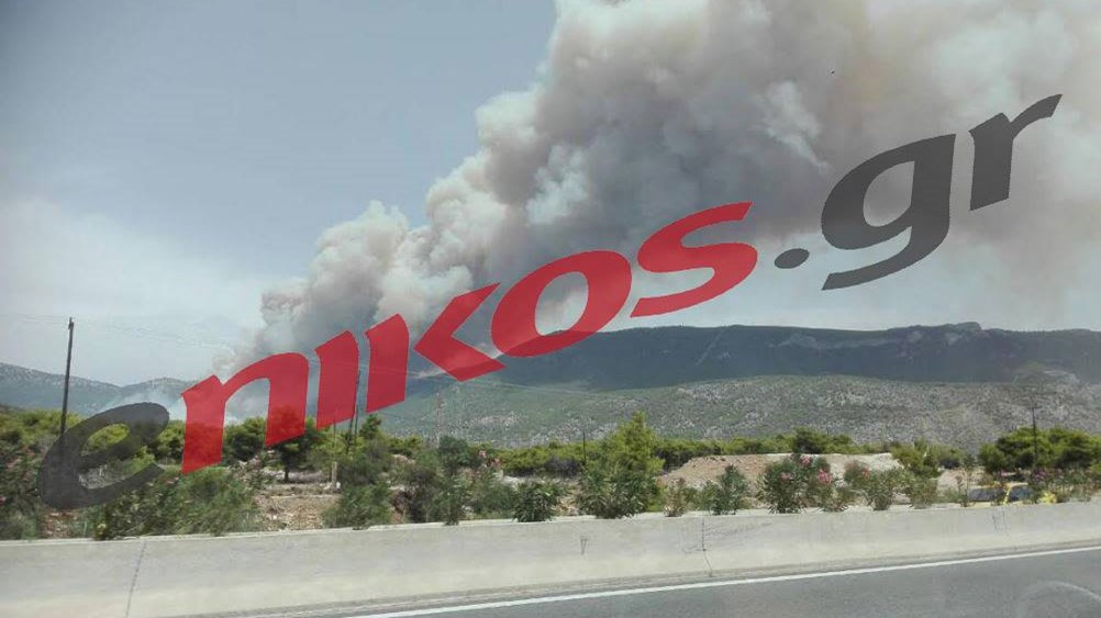 Νέες ΦΩΤΟ αναγνώστη από τη μεγάλη φωτιά πάνω από την Κινέτα- ΤΩΡΑ