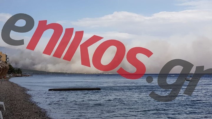 Βίντεο από το μέτωπο της πυρκαγιάς κοντά στα διυλιστήρια