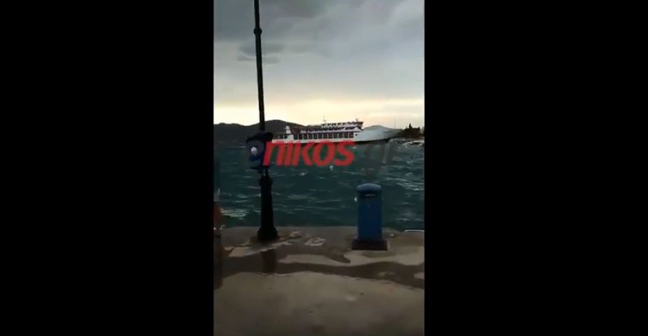 Διώχνουν τα ιστιοπλοϊκά από το λιμάνι της Αιδηψού λόγω αέρα – ΒΙΝΤΕΟ αναγνώστη