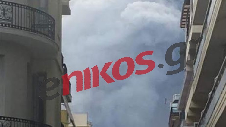 Η φωτιά στην Κινέτα όπως φαίνεται από το Λουτράκι – ΦΩΤΟ αναγνώστη