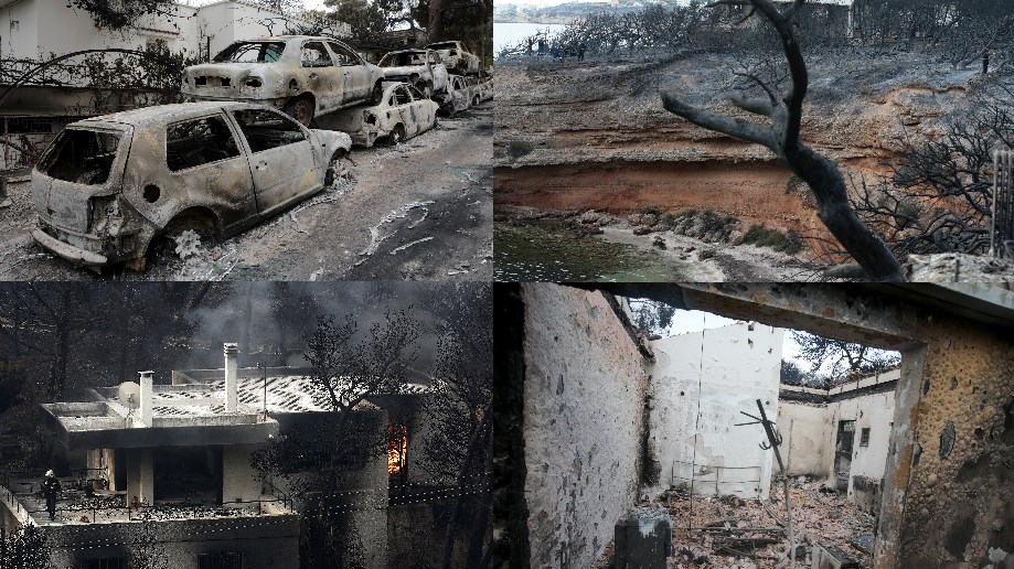 Η Ελλάδα θρηνεί: Στους 76 οι νεκροί από τις φωτιές – Πληροφορίες για περισσότερα θύματα – Εικόνες φρίκης και ανατριχιαστικές μαρτυρίες – ΦΩΤΟ – ΒΙΝΤΕΟ
