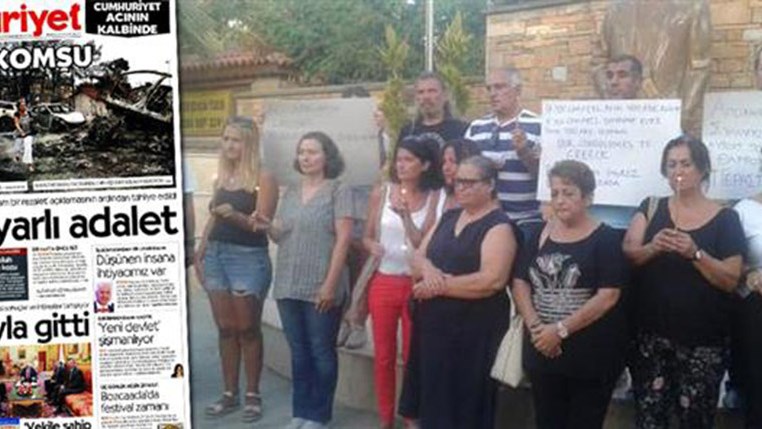 Έλληνες και Τούρκοι προσευχήθηκαν μαζί στην Ίμβρο για τους νεκρούς της Αττικής