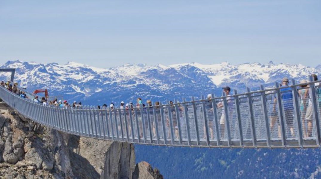 Γέφυρα «κρέμεται» 2.000 μέτρα πάνω από το έδαφος – ΦΩΤΟ