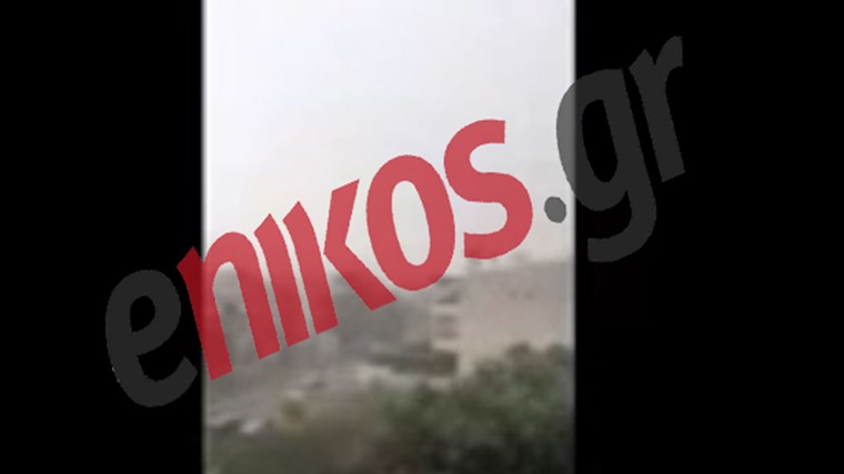 Ισχυρή καταιγίδα και χαλάζι στον Γέρακα- ΦΩΤΟ αναγνώστη – ΤΩΡΑ