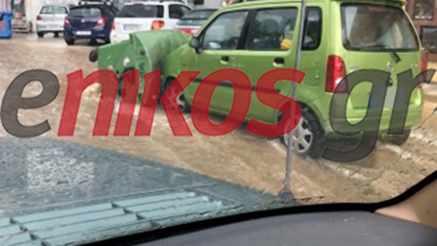 Ποτάμια οι δρόμοι στην Αγία Παρασκευή – ΦΩΤΟ αναγνώστη