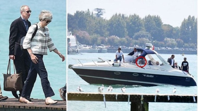 Στην Ιταλία για διακοπές η Τερέζα Μέι έπειτα από έναν πολύ δύσκολο μήνα – ΦΩΤΟ