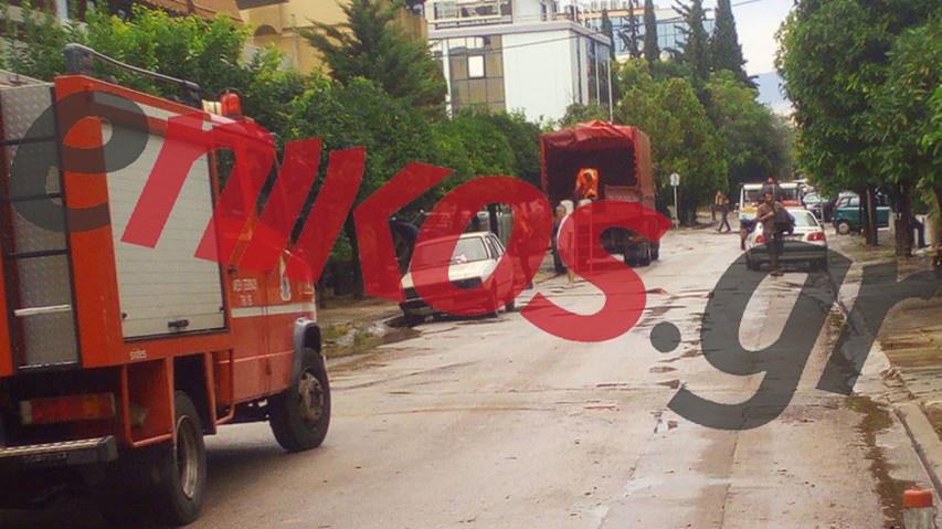 Πλημμύρισε πολυκατοικία στο Χαλάνδρι – ΦΩΤΟ – ΒΙΝΤΕΟ αναγνώστη