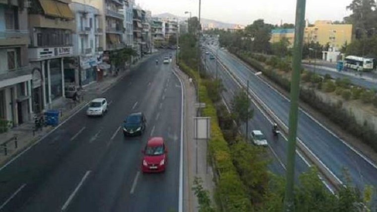 Αποκαταστάθηκε η κυκλοφορία στη λεωφόρο Μεσογείων