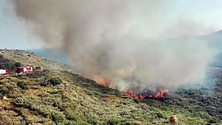 Φωτιά στη Ζάκυνθο – ΤΩΡΑ